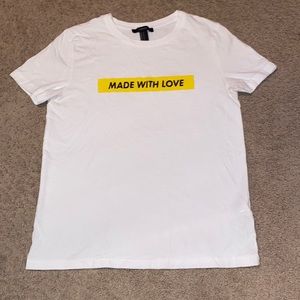 “Made With Love” Statement Graphic Tee